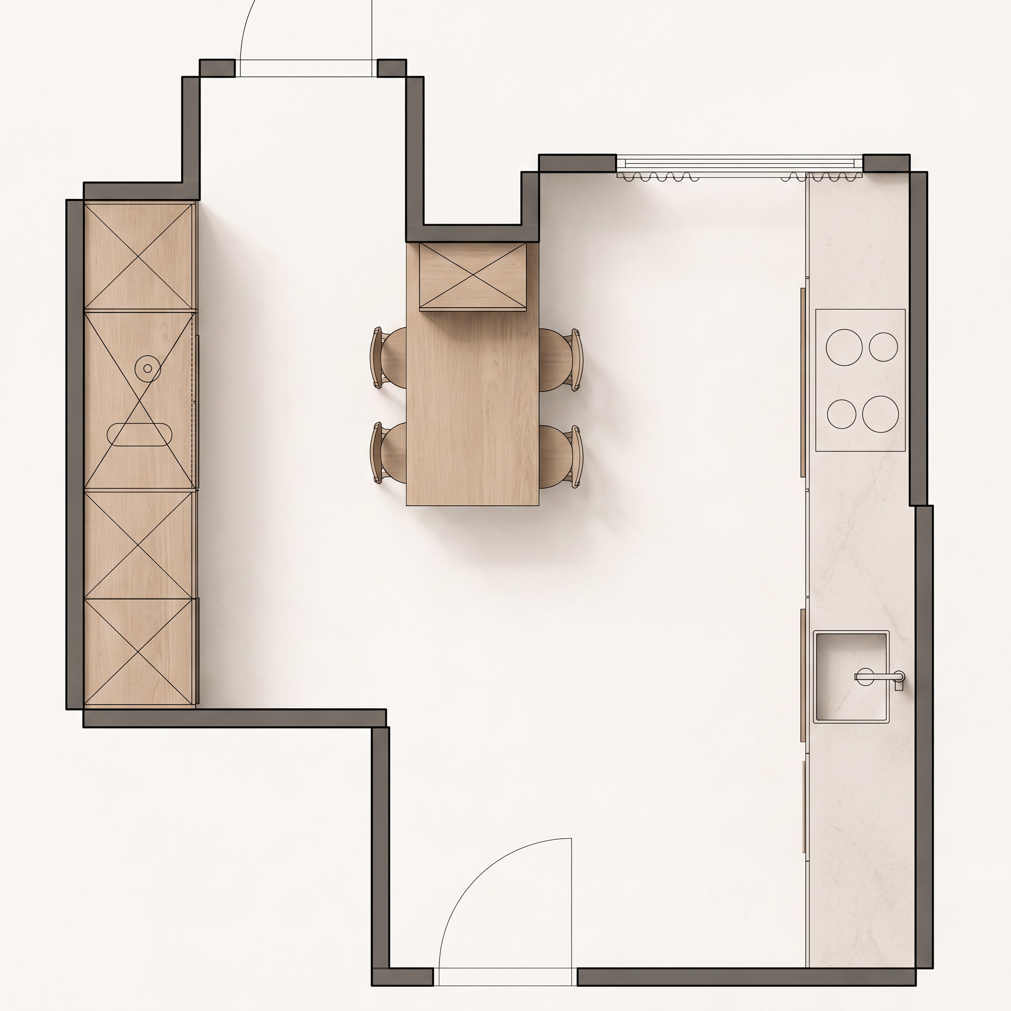Planta del proyecto Línea continua