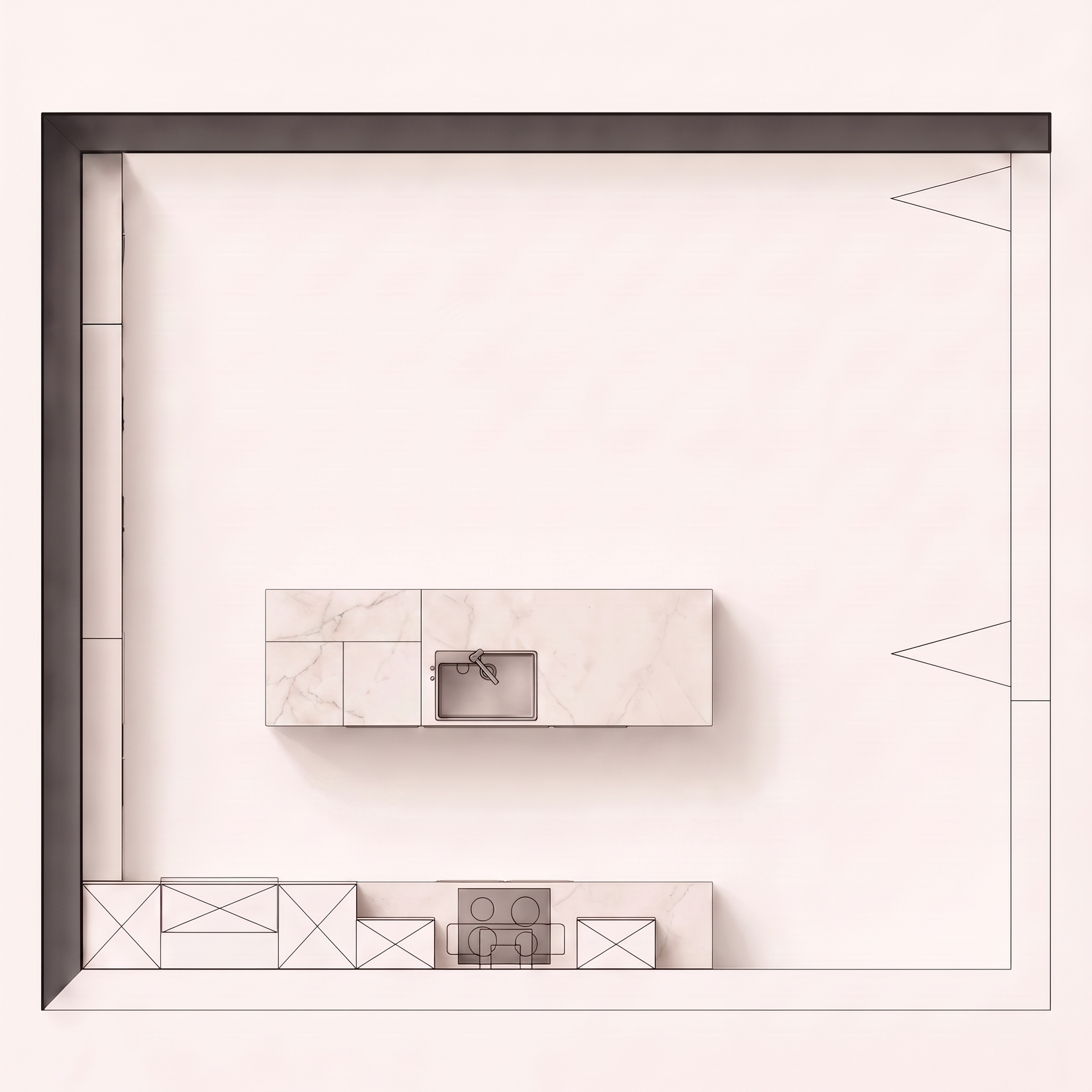 Planta del proyecto Materia y proporción